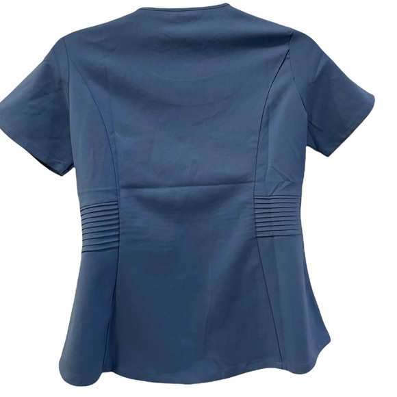 Rant Medical Scrub Top. Ceil Blue. Size Medium - Picture 3 of 9